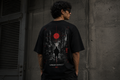 Urban District® 001 – Oversized Korean Yarn Streetwear Tee | Black