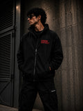 Urban District® Global Signal – Oversized Utility Jacket | Black