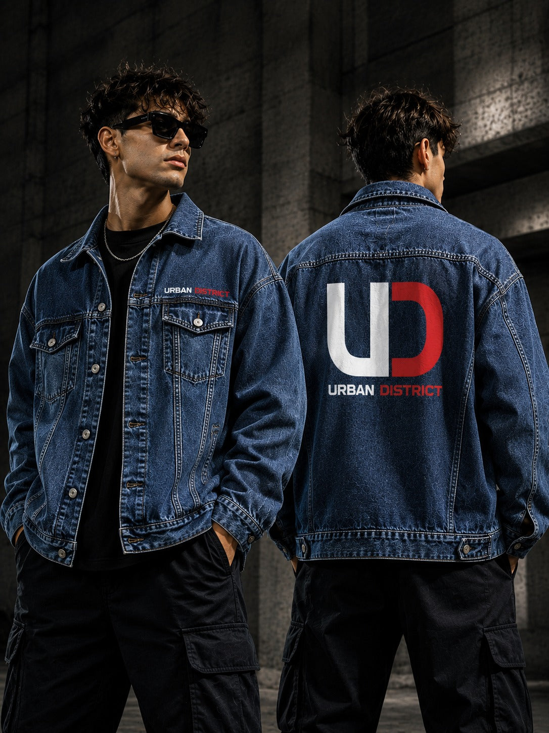 Urban District® Blue Legacy – Oversized Denim Jacket | Vintage Blue