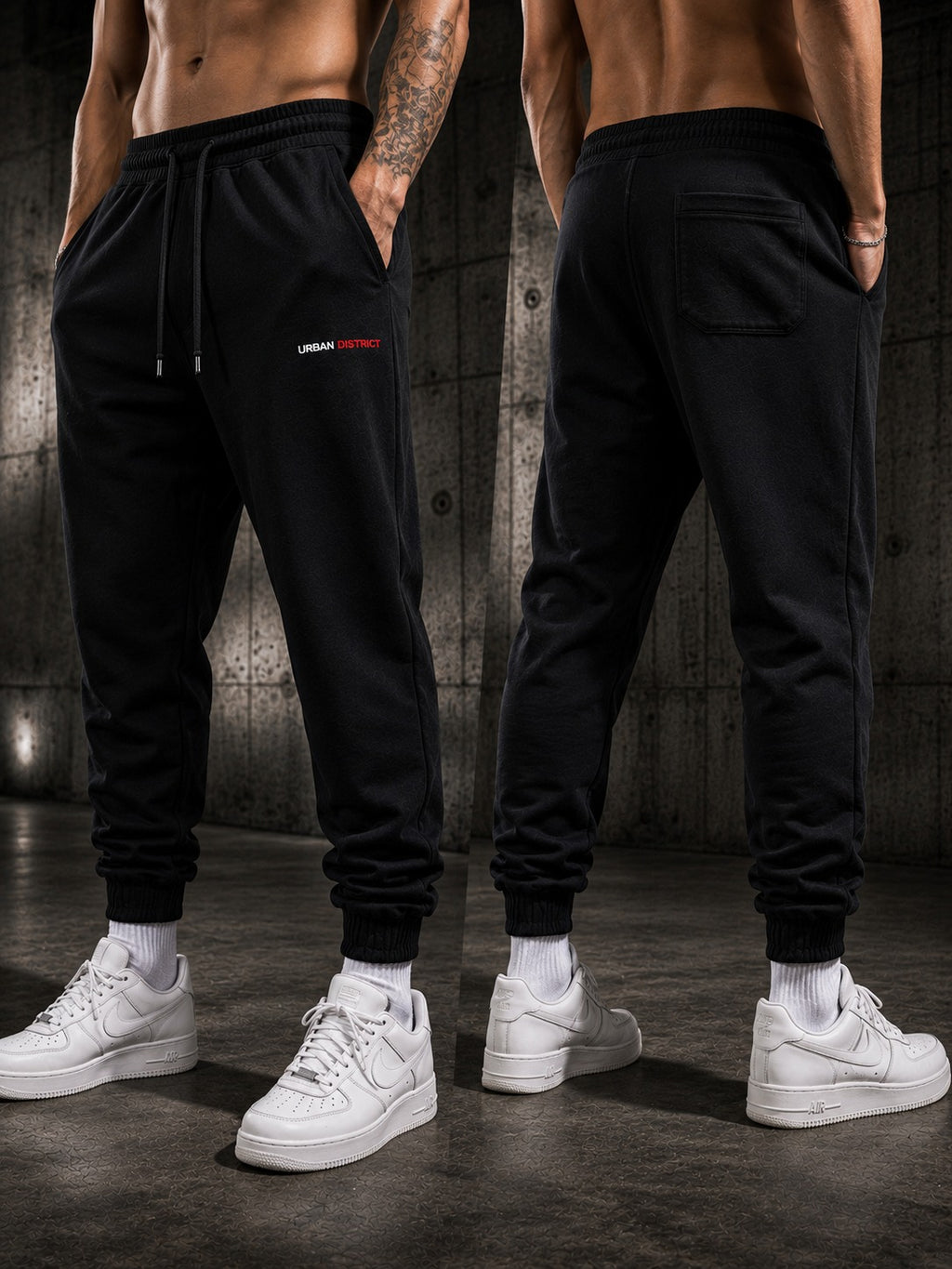 Urban District® Core Motion – Premium Joggers | Black