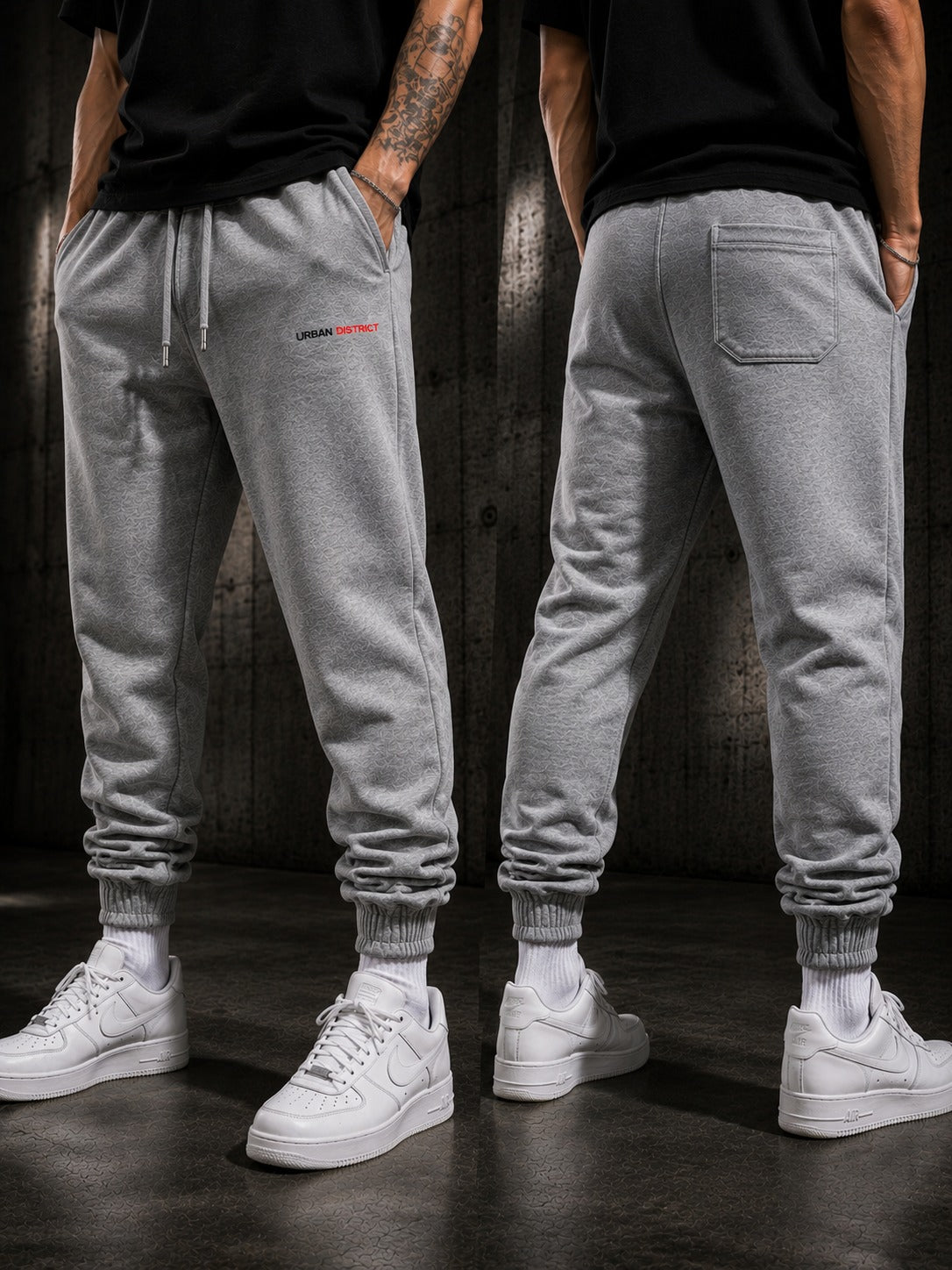 Urban District® Core Motion – Premium Joggers | Grey