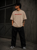 Urban District® Desert Target – Oversized Graphic Tee | Sand Beige